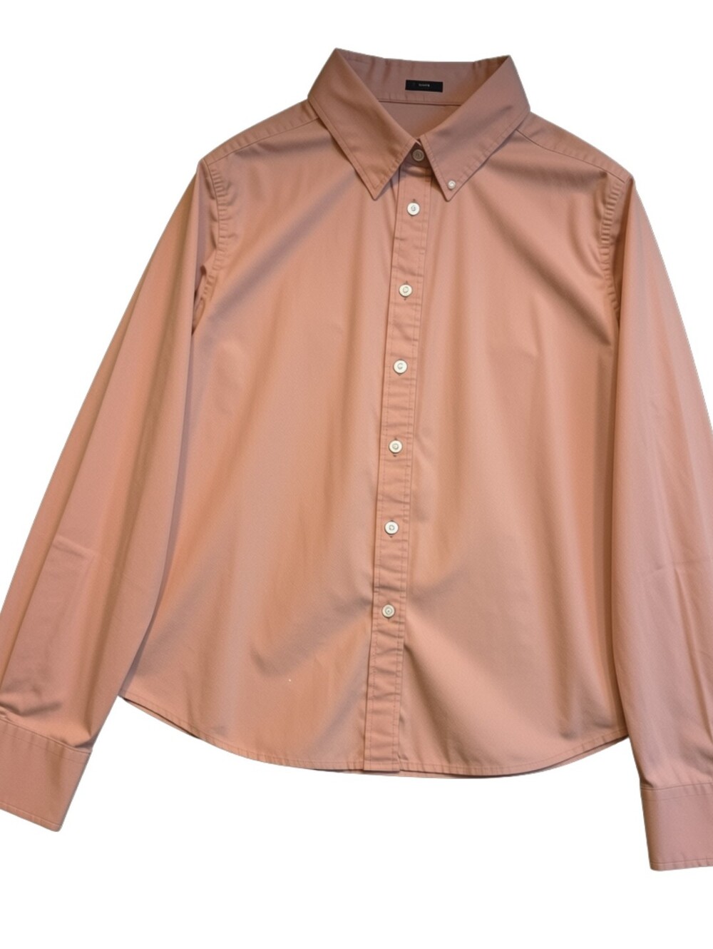 Talbots Petites Pink Stretch Button-Up Shirt Women's 16P Cotton Blend